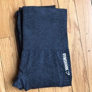 Gymshark High Waisted Seamless Legging Black Marl